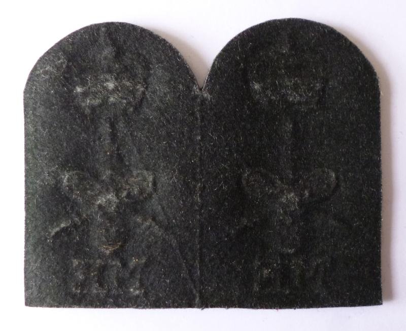 Royal Navy Pair of Chief Petty Officer Marine Missile Engineer ME No1-dress Collar-badges. — image 2