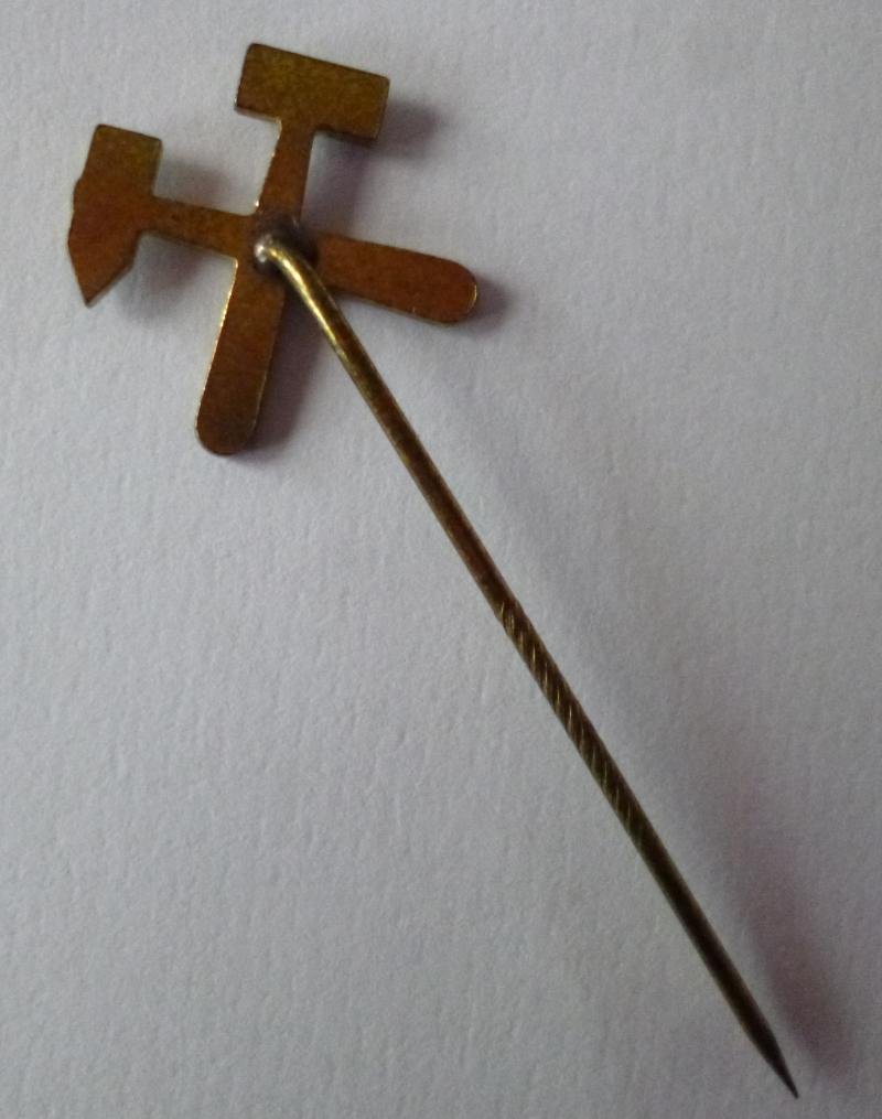 BRD : West German Bergbau (Mining Organisation) Members Stick-pin Lapel-badge. — image 2
