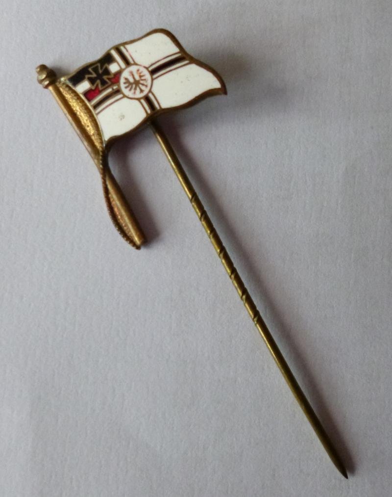 Imperial : German Imperial War Flag Enamelled Stick-pin Lapel-badge. — image 2