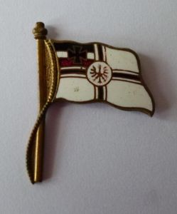 Imperial : German Imperial War Flag Enamelled Stick-pin Lapel-badge.