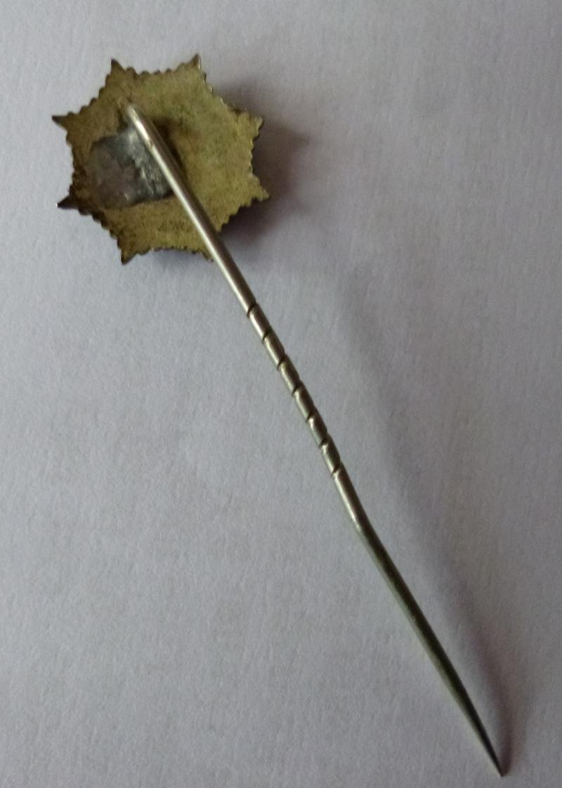 Imperial : German Miniature Prussian Guards Star Stick-pin Lapel-badge. — image 2