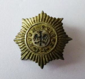 Imperial : German Miniature Prussian Guards Star Stick-pin Lapel-badge.