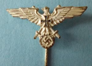 Third Reich : Deutscher Soldatenbund (DSB) Membership Stick-pin Lapel-badge.