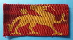 Army HQ Land Forces Hong Kong Printed Shoulder-flash.