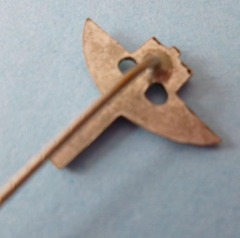 Third Reich : Membership Stick-pin Lapel-badge of the Nationalsozialistische Handweks,-Handels und Gewerbe Organisation (NS-Hago). — image 3