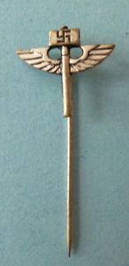Third Reich : Membership Stick-pin Lapel-badge of the Nationalsozialistische Handweks,-Handels …