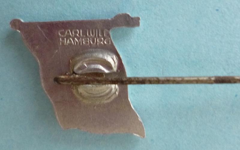 Third Reich : Early Nazi Sympathisers' Party-flag Stick-pin Lapel-badge. — image 3