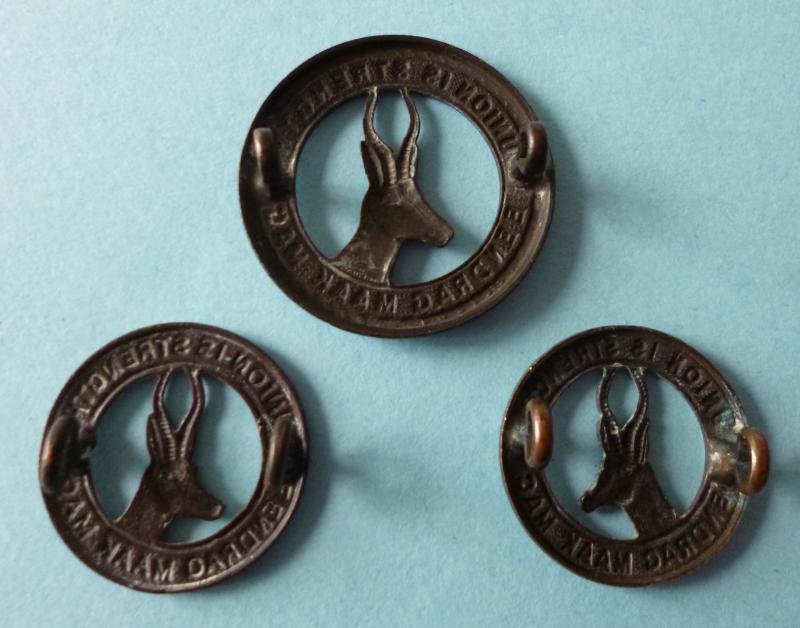 South Africa : Army General Service Corps Cap and Collar-badge Set. — image 2