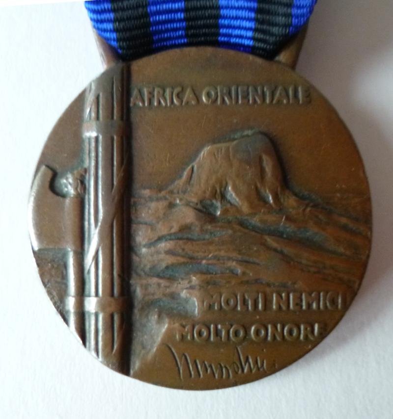 Italy : Commemorative Medal for Military Operations in East Africa (Medaglia Commemorativa delle Operazioni Militari in Africa Orientale). — image 3