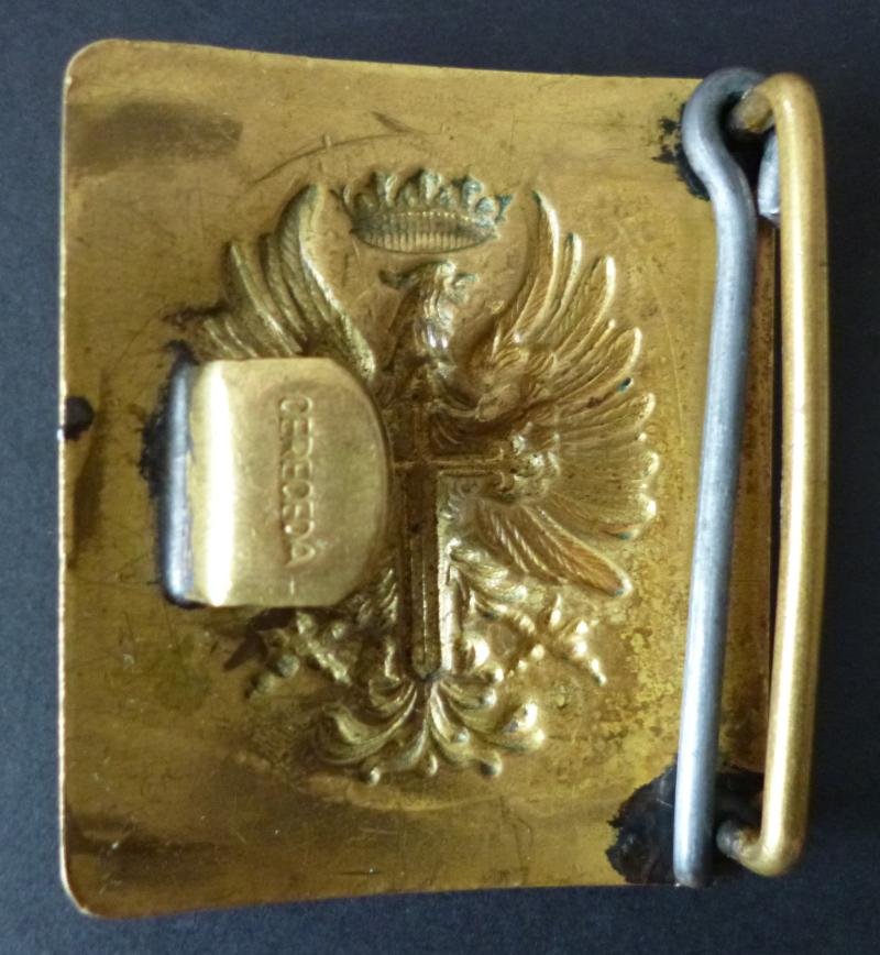 Spain : Franco-era 1943 Pattern Brass Army Belt-buckle. — image 2