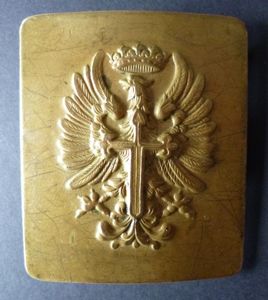 Spain : Franco-era 1943 Pattern Brass Army Belt-buckle.