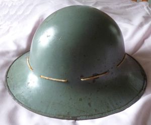 WW2 British Civilian Protective Helmet (ie. Fire-watchers helmet, etc.) often …