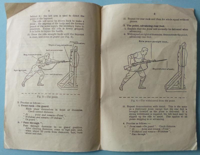 British WW2 Bayonet Training Pamphlet 1937. — image 2