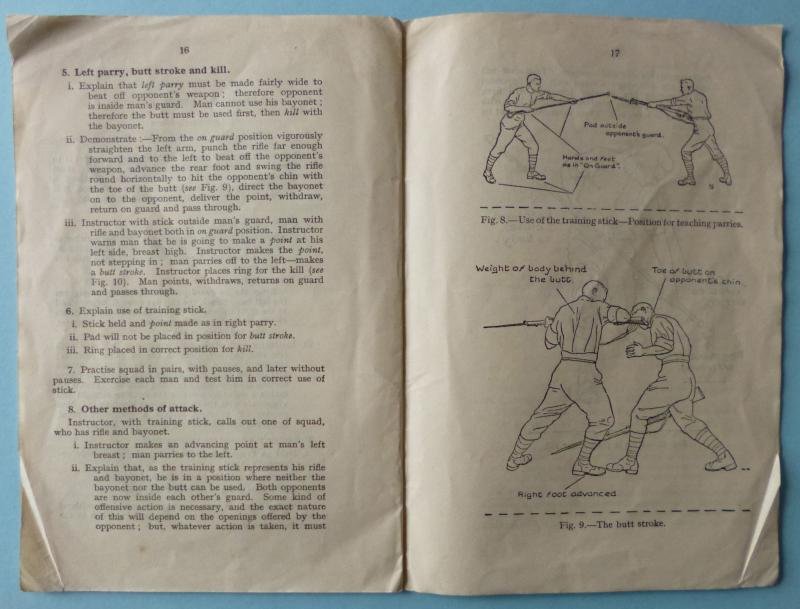 British WW2 Bayonet Training Pamphlet 1937. — image 3