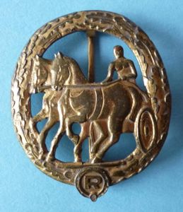 Third Reich : COPY - German Horse Driver's Award-badge in …