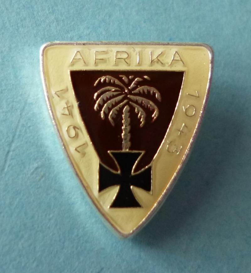 BRD : West German Post-WW2 Afrikakorps Veterans Stick-pin Lapel-badge. — image 2