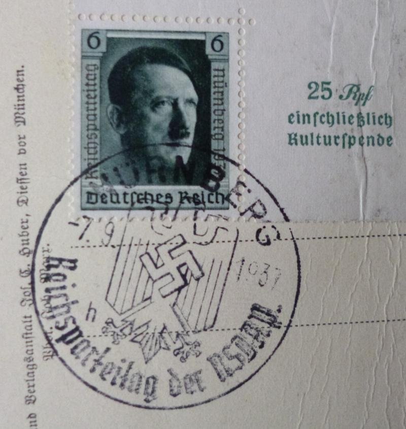 Third Reich : Portrait Photo Postcard of Adolf Hitler. — image 3