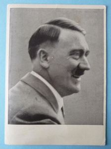 Third Reich : Portrait Photo Postcard of Adolf Hitler.