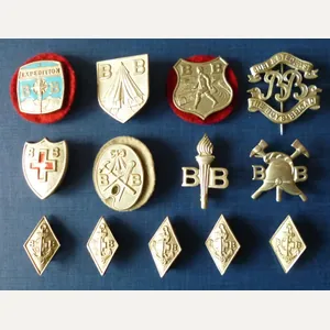 Boys' Brigade Groupimg of 13 Proficieny and Service Award Badges.