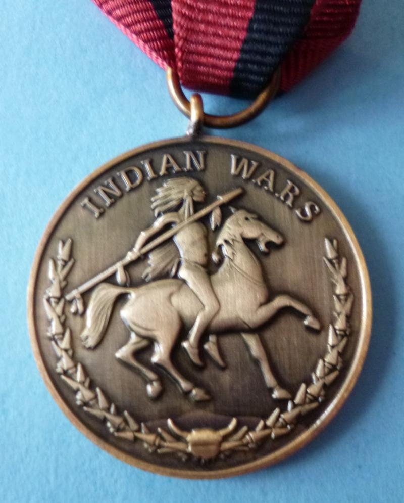USA : Indian Wars Medal 1865-1891. — image 2