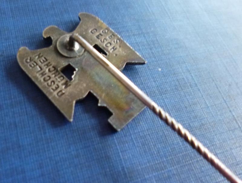 Third Reich : Reichskulturkammer (National Chamber of Culture) Members' Stick-pin Lapel-badge. — image 2