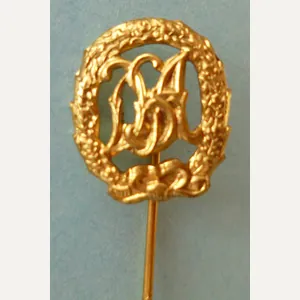 BRD : West German Deutscher Sportabzeichen (DSA) in Gold Stickpin …