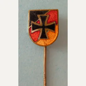 BRD : Bundeswehr Reservists Enamel Stickpin Lapel-badge.