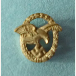 Third Reich : Luftwaffe Beobachter-Abzeichen (Observers Badge) Miniature Stick-pin Lapel-badge.