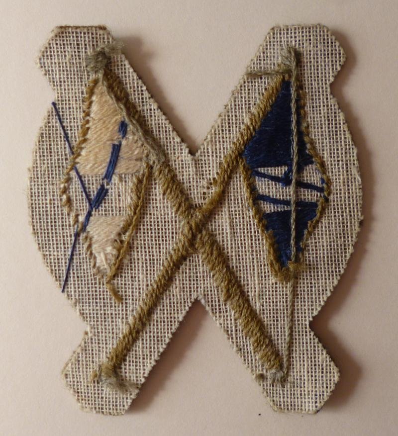 British Army Qualified Signaller's Service-dress Machine-embroidered Arm-badge. — image 2
