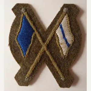 British Army Qualified Signaller's Service-dress Machine-embroidered Arm-badge.