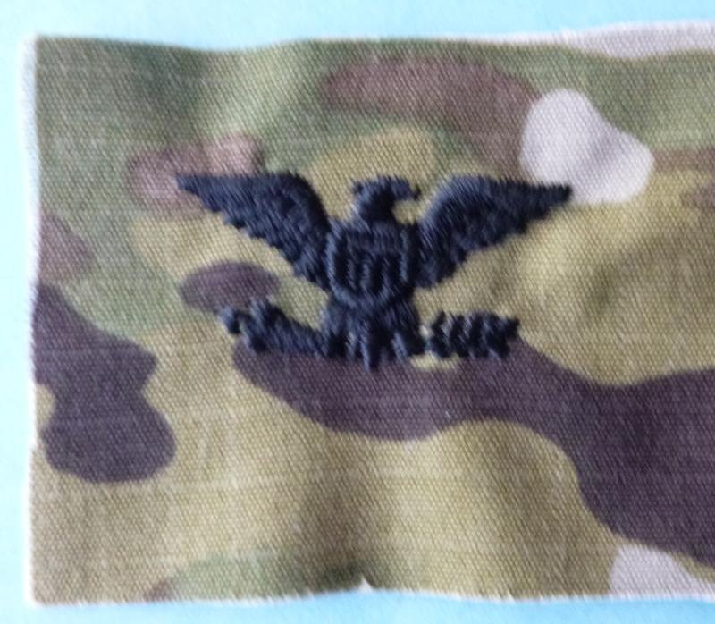 USA : Army Colonel's Matched Pair of Collar Rank-insignia for Combat Uniform. — image 3