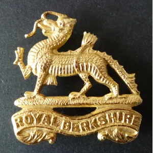 Royal Berkshire Regiment Staybrite Cap-badge.