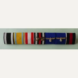 Third Reich : Medal Ribbon-bar with Seven Ribbons.