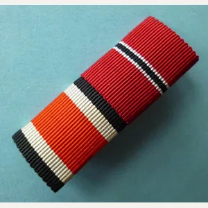 Third Reich : Medal Ribbon-bar with Two 25mm wide Ribons.
