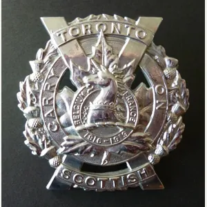 Canada : Toronto Scottish Regimental Glengarry-badge.