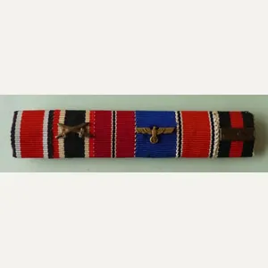 Third Reich : Medal Ribbon-bar with Six Ribbons.