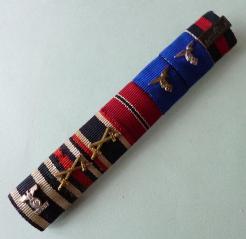 Third Reich : Luftwaffe Medal Ribbon-bar with Seven Ribbons. — image 2