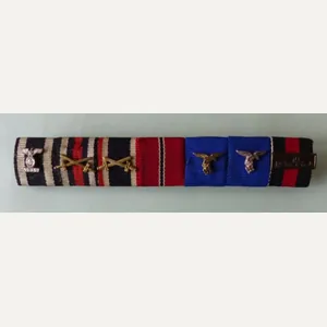 Third Reich : Luftwaffe Medal Ribbon-bar with Seven Ribbons.