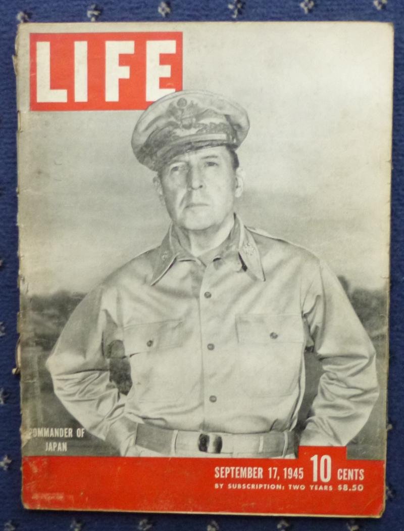 Two Vintage Copies of 'Life' Magazine Majoring on General Douglas MacArthur. — image 2
