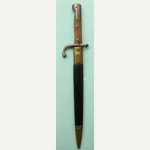 Brazil : 1908 Pattern Brazilian Mauser Bayonet with Scabbard.