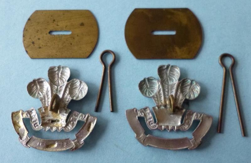 South Lancashire Regiment (Prince of Wales's Vols) Matched Pair of Post-1956 OR's Collar-badges. — image 2