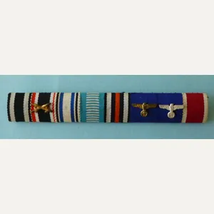 Third Reich : Medal Ribbon-bar with Eight Ribbons.