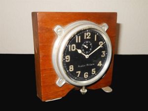 WW1 French Armée de l'Air – AIRCRAFT COCKPIT CLOCK – …