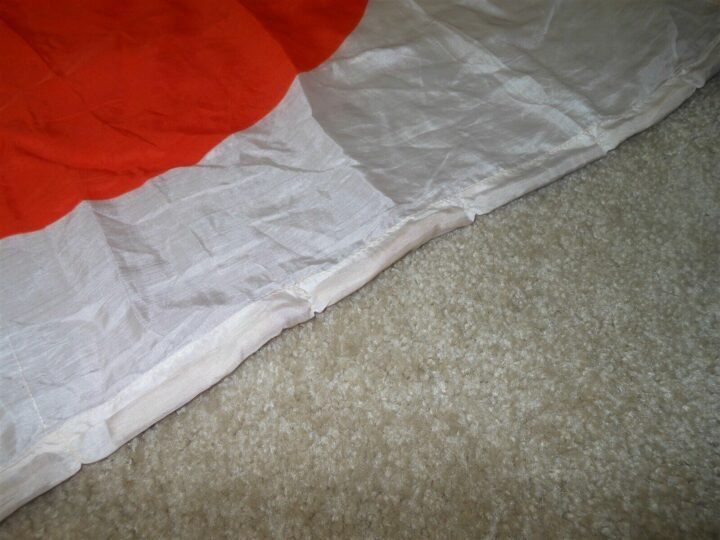 WW2 Imperial Japanese Navy – PILOT'S BAIL-OUT SURVIVAL FLAG – VERY RARE! — image 3