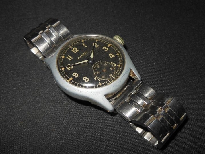 WW2 German Luftwaffe Dienstuhr – PERSONAL SERVICE WATCH – PHENIX – VERY NICE! — image 2