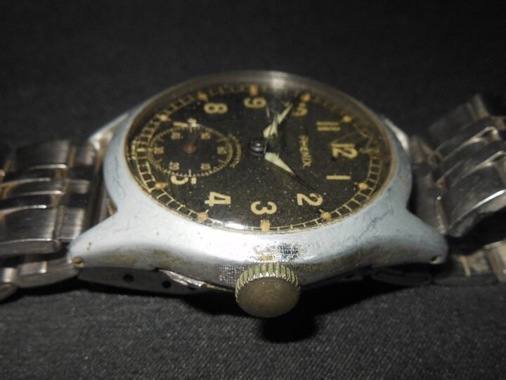 WW2 German Luftwaffe Dienstuhr – PERSONAL SERVICE WATCH – PHENIX – VERY NICE! — image 5