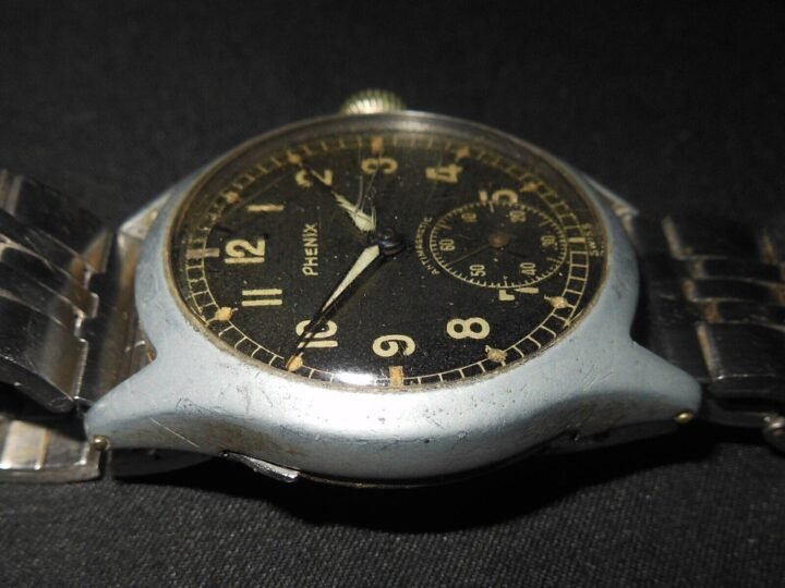 WW2 German Luftwaffe Dienstuhr – PERSONAL SERVICE WATCH – PHENIX – VERY NICE! — image 6