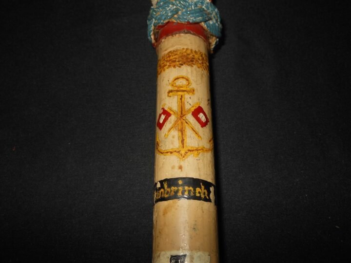 WW2 German Kriegsmarine Destroyer – NAVY WALKING STICK – KURT BENDIX – SUPERB! — image 11