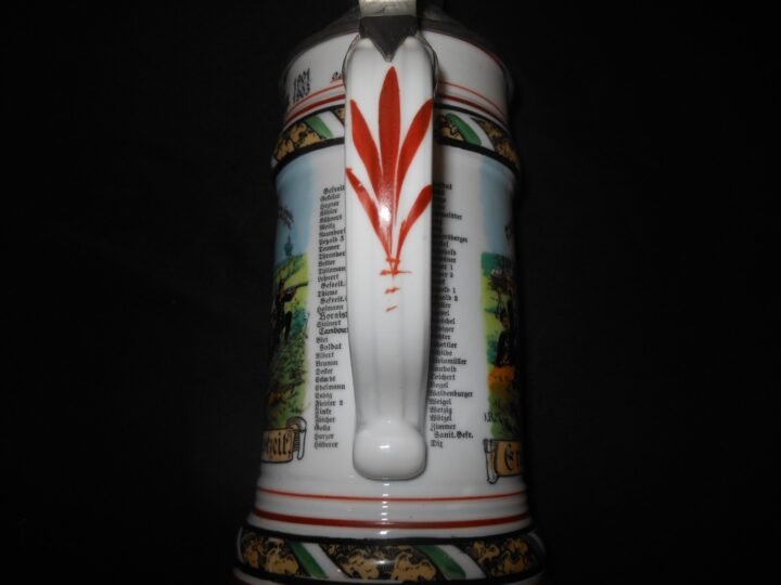 WW1 Imperial Prussian Army – REGIMENTAL STEIN – 7. KONIGS INF. RGT. 106 LEIPZIG — image 12