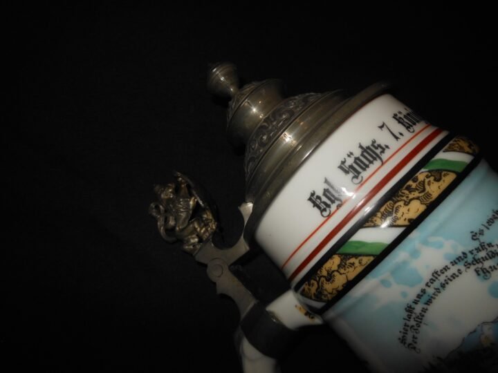 WW1 Imperial Prussian Army – REGIMENTAL STEIN – 7. KONIGS INF. RGT. 106 LEIPZIG — image 6